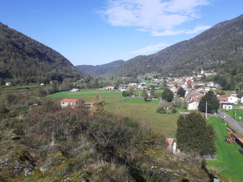 Vue du village depuis le Calvaire